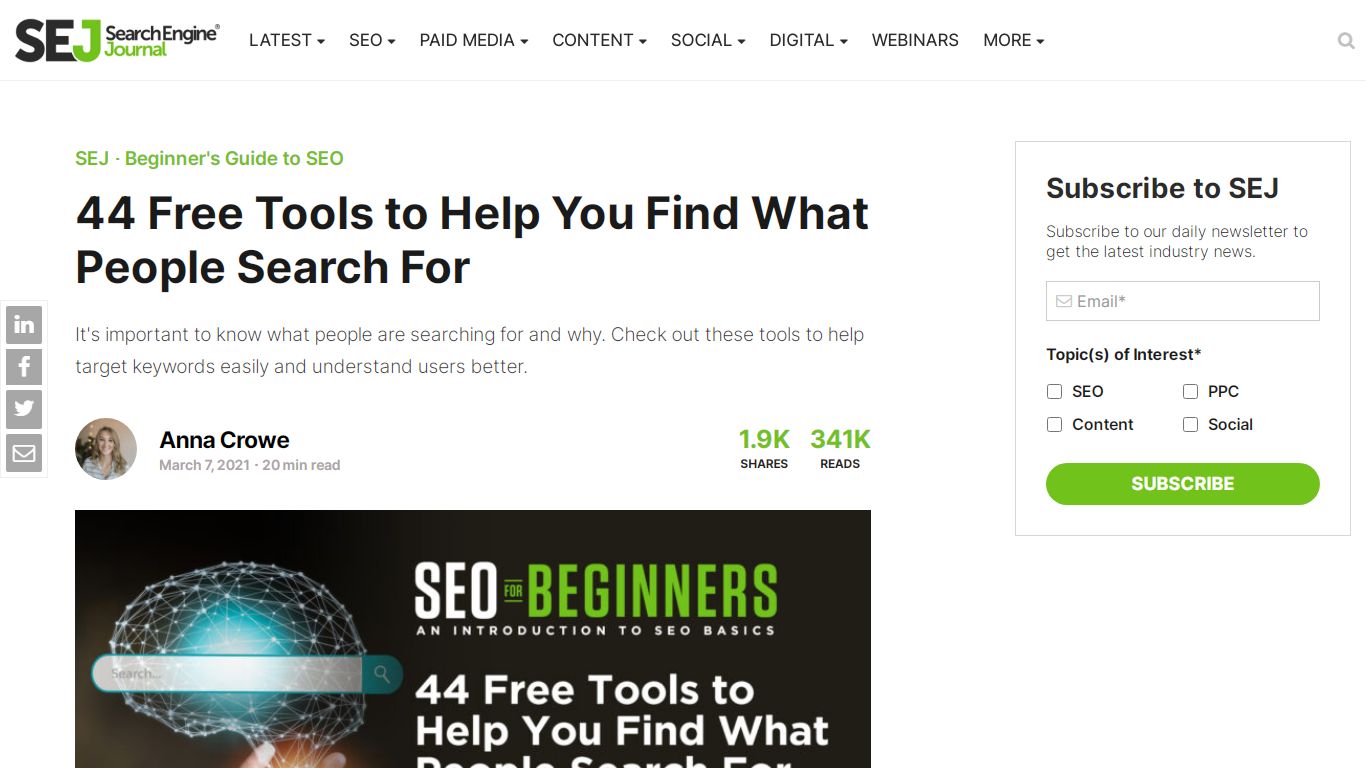 44 Free Tools to Help You Find What People Search For